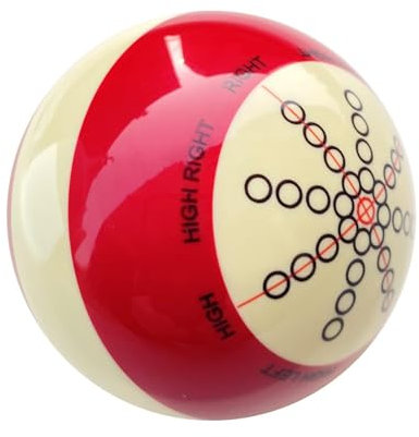 Ceprznvey Training Ball for Beginners, Table Training Pool Ball, Standard Pool Pro Cue Ball, Pool Practice Ball, Billiards Training Cue Ball, Standard Billiards Training Ball, Pro Pool Training Ball