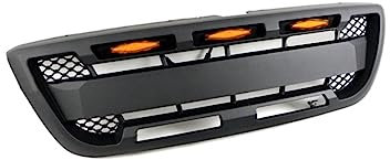ZSHYTWE Sport Grill Mattschwarzer Frontstoßstangengrill Mit Hellem Kühlergrill Für Ford Für Ranger 1998–2003 EinsäTze Zierleiste(B)