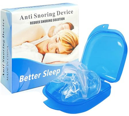 FDEETY 2 Piezas Anti Ronquidos Para Dormir Dejar De Roncar Anti Ronco E Apneia Limpiador De Lengua Ferula Antironquidos Dilatador Nasal Antironquidos No Más Ronquidos Soluciones