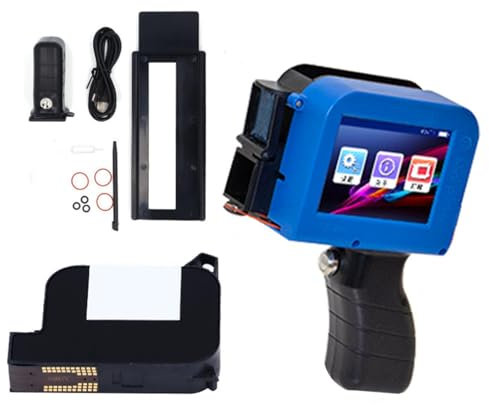 Tintenstrahldrucker, Smartphone-ähnliches Erlebnis, Vielseitiges Drucken, Handdrucker mit Griff, Direkter Computeranschluss, Mini-Codiergerät für Verschiedene Materialien