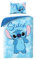 Halantex Lilo und Stitch Disney Kinder-Bettwäsche Set - 140 x 200 cm + Kissenbezug 70 x 90 cm - 100% Baumwolle - Wendebettwäsche Bettzeug Bettbezug mit Reißverschluss