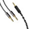 Linkidea Cable de audio 6N mejorado para auriculares HIFIMAN Edition XS, SUNDARA, Arya, HE400SE, Ananda, Denon AH-D7200, cable de repuesto XLR de 4 pines a macho dual de 3,5 mm (3.5mm Male)