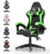 bigzzia Gaming Stuhl Gaming Sessel - Ergonomisch Gaming Chair, Rückenlehne Einstellbar Pc Stuhl, 360° Drehbar Gamer Stuhl, Atmungsaktiver Bürostuhl für Jugendliche Jungen Mädchen Erwachsene Grün