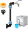 IBC Tank Schwanenhals, IBC Schwanenhals 3/4 Auslaufhahn, IBC Container S60x6 3/4 Wasserhahn IBC Adapter mit Schwanenhals Wasserhahn für Regenwassertank Wasserfaß Regenfass IBC Container