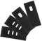 4 pcs Black Hook Waist Band Extenders Pants Waist Extenders with Metal Hook Adjustable Waistband Extender for Men Women, Pants, Jeans, Skirts, Trousers