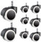 2-Zoll-Stiel-Caster-Ersatz-Zauberer-Faden-Feder-/Federstil Möbel Caster Räder für 99% Schwenkstühle geeignet Screw style螺杆款 5 Stücke