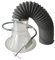 Cappa aspirazione fumi saldatura per saldatura a stagno braccio aspirazione fumi saldatura aspiratore fumi di industriale impianto aspirazione fumi saldatura (100-230 mm con tubo in PVC da 2 m)