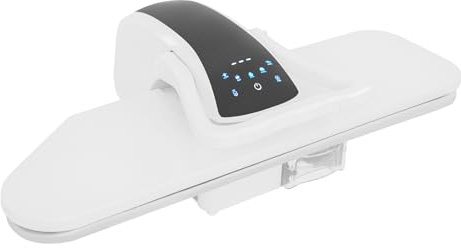 Pressa a vapore intelligente, grande pressa a vapore da 36 pollici con touch screen a LED, superficie di stiratura antiaderente, macchina per stirare i vestiti con 5 impostazioni per il tessuto(White)