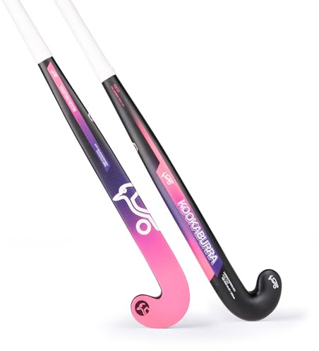 Kookaburra MB10 Pink Junior Hockeyschläger - 81,3 cm - M Bow 320, 10% Carbon