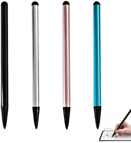 argtnayk 4 pcs Tablet Stift, Tabletstift, Stifte Set mit Präzision für Malen und Schreiben, Resistiv und Kapazitiv, Ideal für Kinder und Senioren, Kompatibel mit vielen Tablets