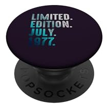Limitierte Auflage Juli 1977 Retro Vintage 1977 PopSockets Klebender PopGrip