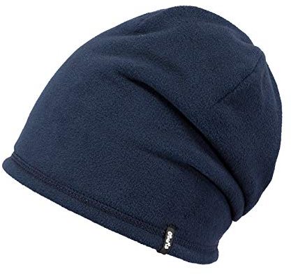 Barts Dunkelblau & Grau Klassik Mütze Fleece Wendebeanie 4352403 Gr. 53 für Jungen