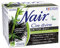 NAIR - Divine Detox 2-in-1-Wachs, speziell für den Körper, entfernt und peelt die Haut, mit Bambuskohle-Extrakt, lässt sich ohne Streifen entfernen, 380 g Topf + 2 Tücher für ein perfektes Finish