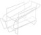 Venus valink 2 Tier Steel Can Storage Rack, Stackable Can Rack Tin Beer Drinks Beverage Dispenser Storage Stand Can Holder Organiser Self for Kitchen Fridge Refrigerator Dinning Cabinet Pantry