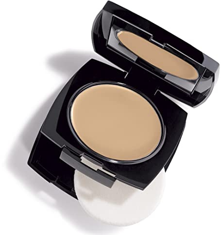 Avon True Flawless Cream To Powder Compact 3-in-1 Concealer, Foundation & Powder Warm Ivory - True Blue IQ Colour Technology