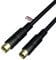 rhinocables Câble S-Vidéo Mâle vers Mâle S-Vidéo SVHS Lead Super Vidéo TV, Caméscope, Graphique, 4 Broches Mini Din Wire S-VHS Connecteurs Plaqué Or (2m)