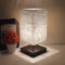 Depuley E27 Nachttischlampe, Lampenschirm für Schlafzimmer, moderne Tischlampe, quadratisch, klassisches und skandinavisches Design, Leuchtmittel warmweiß inklusive