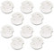 TOYANDONA 10 Stück Steckdosenabdeckungen Baby Proof Socket Protektoren Kindersicherung Verschlusskappen für Babys Kinderschutz Verhindern Stromschlag (Für Französisch Steckdose)