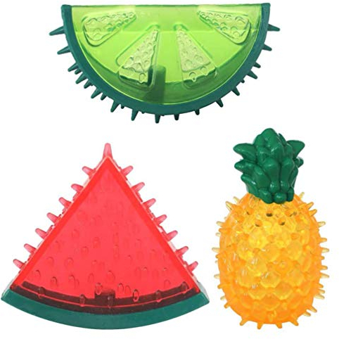 VILLCASE 3stücke Kauspielzeuge Für Hunde Aggressive Kauer Zahnpflege-Spielzeug Quietschend Langlebig Für Innen Und Außenbereiche Für Kleine Bis Große Rassen Für Spiel Beschäftigung