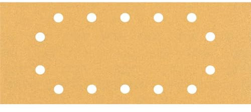 Bosch 10x EXPERT C470 Sandpaper (for Paint on wood, Hardwood, Ø 115x280 mm, Grit 100, Professional Accessory Orbital Sander)