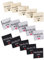 Daimay 60 Stück Kleideretiketten Etiketten Namensschilder zum Einnähen Handmade Stoffetiketten Textiletiketten Stoff Labels Tags Nähen DIY Dekor für Klediung -2x4cm Schwarz Weiß Gelb