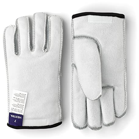 Hestra Damen Patrol Liner - 5-Finger-Handschuh, Cremefarben, 8