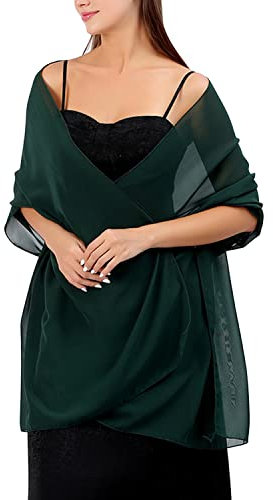 Petalum Elegant Braut Schal Stola Schal für Kleider, Hochzeit Party Retro Umschlagtücher Leicht Weich Schal Wraps