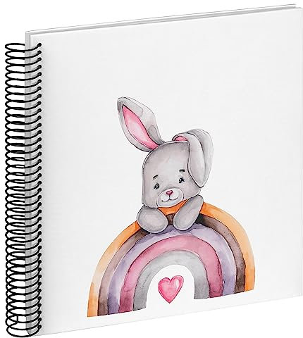 walther design Fotoalbum weiss 25 x 25 cm Spiralalbum Kidz SA-131