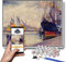 Malen nach Zahlen für Erwachsene Kits Canal De La Guidecca Venedig Gemälde von Henri-Edmond Cross Arts Craft für Home Wall Decor