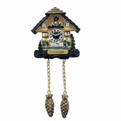 Kuckucksuhr Stil Deutschland Kühlschrankmagnet Souvenir Kühlschrank Dekoration Magnetaufkleber Handbemalt Basteln