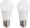 Provance 2 x LED Glühlampe Glühbirne E27 13W 13 Watt ersetzt 100 Watt 1320 Lumen 3000 Kelvin