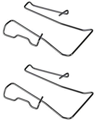 2 Pack Microphone Belt Clip for Shure PGX1 SLX1 PG1 Wireless Bodypacks,Metal Belt Holder