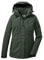 killtec Damen Kow 140 Wmn Jckt Funktionsjacke/Outdoorjacke Mit Abzippbarer Kapuze, Grün/grau, 40 EU
