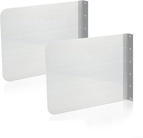 Wandhalterung für Küchenspüle, Spritzschutz, Edelstahl, auslaufsicher, groß, 2 Stück