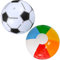HSLPSM 2 Stück Wasserball, Wasserball Aufblasbar, Strandball, Aufblasbar Beach Inflatable, Kinder Water Aufblasbare, Aufblasbares Groß Fussball, Schwimmball Spielzeug Beachball (Grünliches Rot)