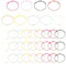 Sixfolo 36 Pcs Heart Friendship Bracelet Colorful Heart Rope Bracelets Adjustable Couple Bracelets Heart Bracelets for Women Love String Bracelet for Couple,Best Friends,Besties Gifts