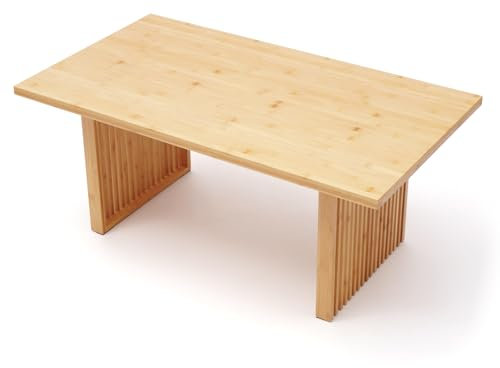 MY FAT GORILLA Bambus Wohnzimmertisch - Couchtisch - 100 cm x 56 cm x 42 cm - Coffee Table - Tisch Wohnzimmer - Sofatisch - Couch Tisch Holz - Sofa Tisch - Wohnzimmer Tisch - Couchtische