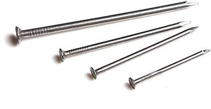 ERVDKXCOI Cement nails,Wall Pins Tacks Nails for Woodworking Round Steel Nails, Yuan Nails, Iron Nails, Nails, Nails, Naked Nails, Nails, Nails(3 Inch 80 (1.6 Kg))