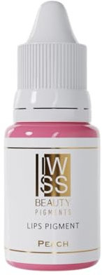 Permanent Makeup Lippen Farbe Peach, IWSS Beauty Farben 6 ml, Lippen Pigmente, REACH PMU Farben, Tattoo Farben, Tattoo Pigmente, PMU Zubehör, PMU Lippenpigmentierung, Rosa PMU Pigment.
