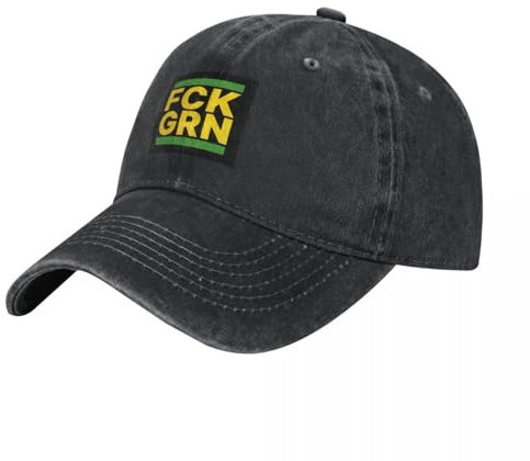 HFGAASSH Baseballmütze FCK GRN Gelb Luxus Hut Vintage Luxus Frau Herren Urlaub Sport Geschenke