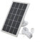 Homeponnew Panneau solaire pour caméras Arlo Pro 5S/4/3 Ultra/Ultra 2, pour caméras 10 W 5 V IP65 étanche, silicone monocristallin haute efficacité, support réglable à 360°, câble de 3 m (blanc)