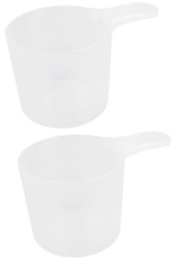 DINHEAROM 2pcs Measuring Cup Spoon Dog Cat Food Dry Measuring Spoon Grams Puppy Cat Feeder