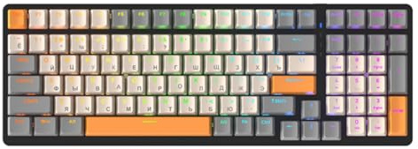 K3 Clavier mécanique 100 touches filaire personnalisé Gaming Bureau Clavier complet Touches sans perforation à effets multiples touches personnalisées