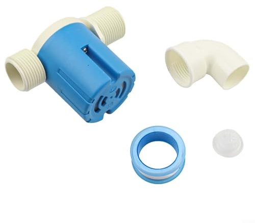 Vanne flottante de contrôle automatique du niveau d'eau DN25 en plastique, pas d'électricité nécessaire pour réservoirs d'eau, piscines, toilettes et systèmes d'eau potable pour animaux