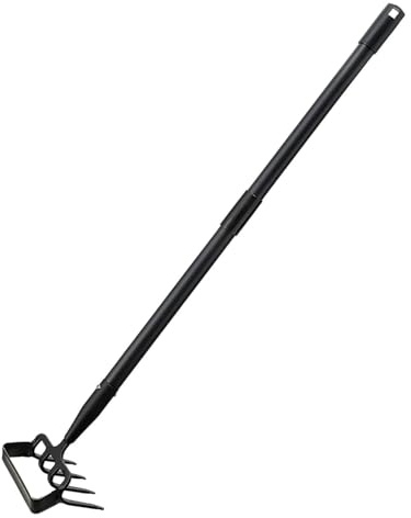 Outil de coupe de jardin - Manche ergonomique Heavy Duty Hachoir à main | avec,Fraise et défonceuse à main, Outils 2 en 1 pour creuser et desserrer