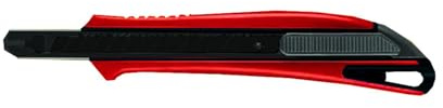 9mm PRO Snap Knife Complete with 20 Pack Blackened Steel Spare Blades for Decorating and DIY