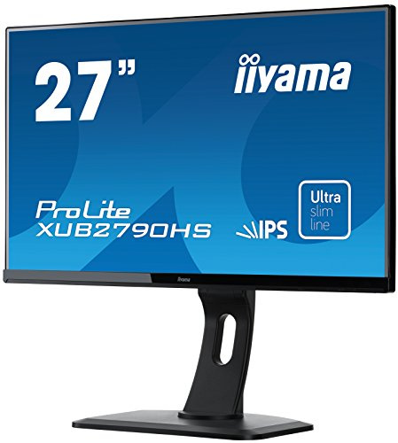 iiyama XUB2790HS-B1 27 ProLite Height Adjustable IPS Slim LED Monitor - Black (Renewed)