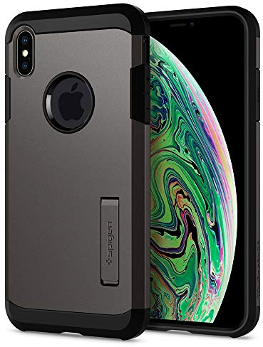 Spigen Tough Armor Case Compatible with iPhone XS Max - Gunmetal