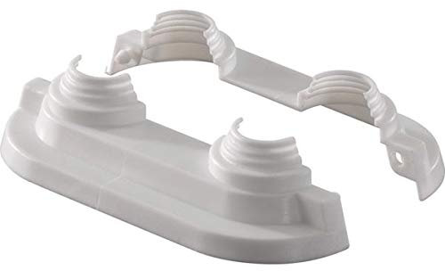 Uponor S-Press Stufen-Doppelrosette Smart Radi double, weiß (14-20 mm)