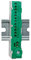 WITTKOWARE Schutzleiter-Steckklemme für 35mm DIN-Hutschiene, grau, 12x2,5mm², 2x4mm², berührungssicher